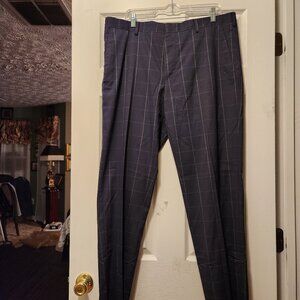 Murano men's navy 69%polyester 29%viscose dress pants